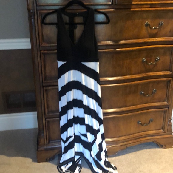INC International Concepts Dresses & Skirts - INC black and white maxi dress